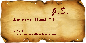 Jagyugy Dioméd névjegykártya